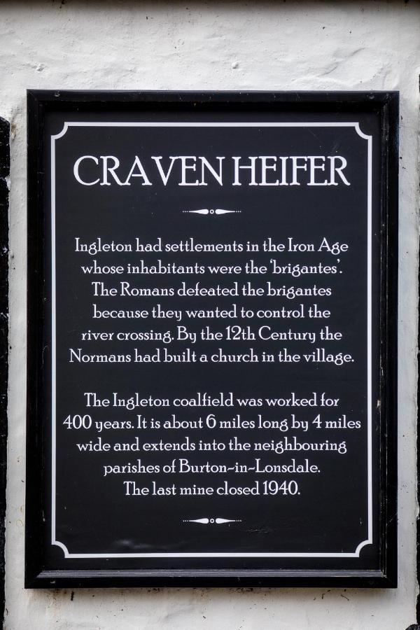 Craven Heifer Ingleton Hotel Ingleton  Bagian luar foto